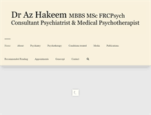 Tablet Screenshot of drazhakeem.com